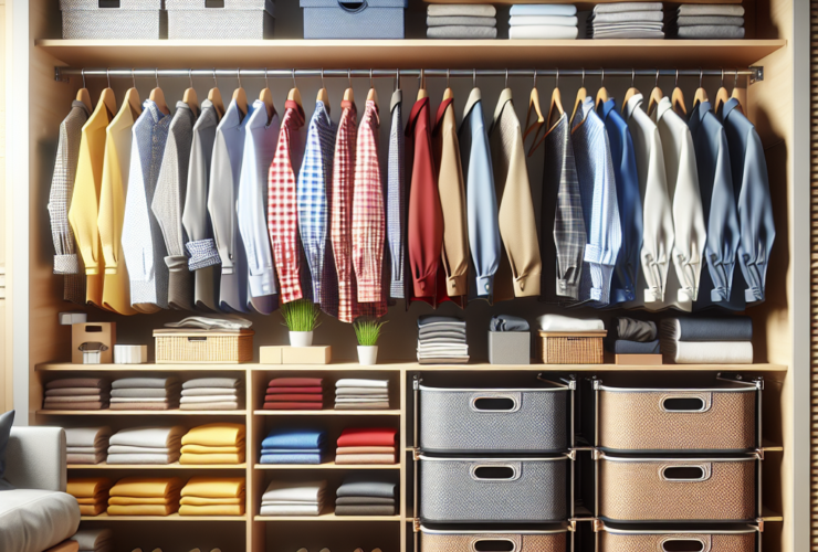 ¿Como organizar la ropa en poco espacio