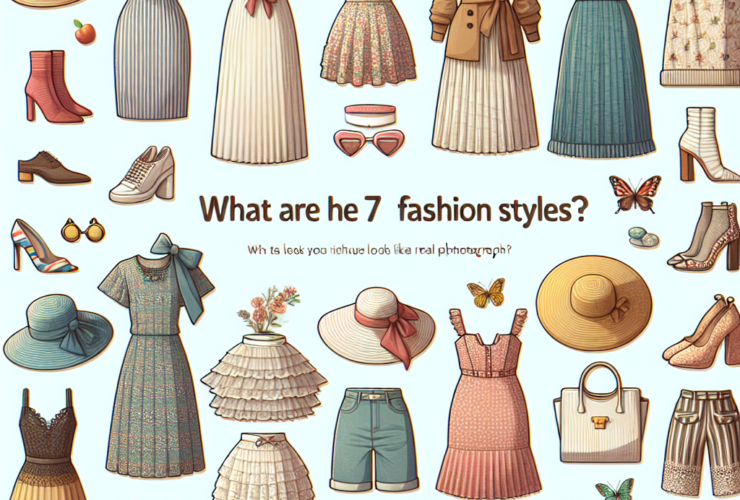 ¿Cuales son los 7 estilos de moda