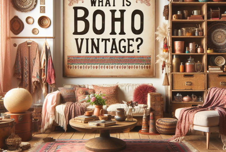 ¿Que es boho vintage