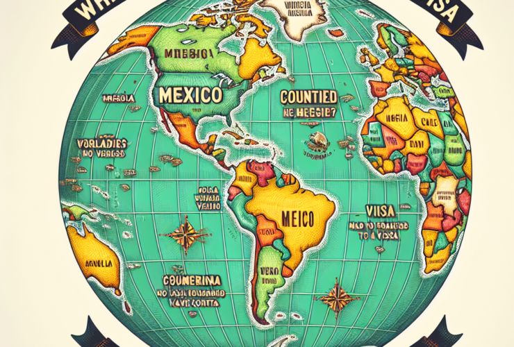 ¿Que paises no necesitan visa para viajar a Mexico