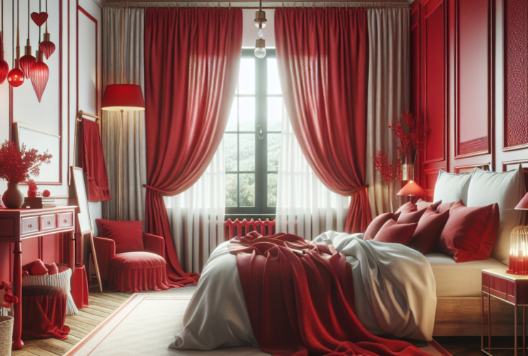 ¿Que significa el color rojo en el dormitorio
